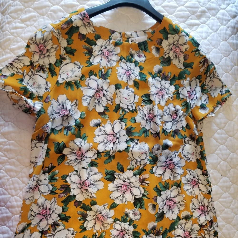 FLORAL FLOUNCY SUMMER BLOUSE